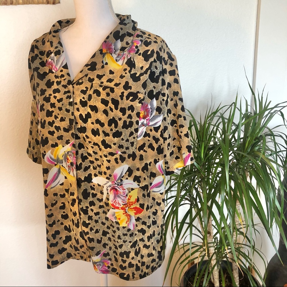 Tiger Lily Vintage Button Down
